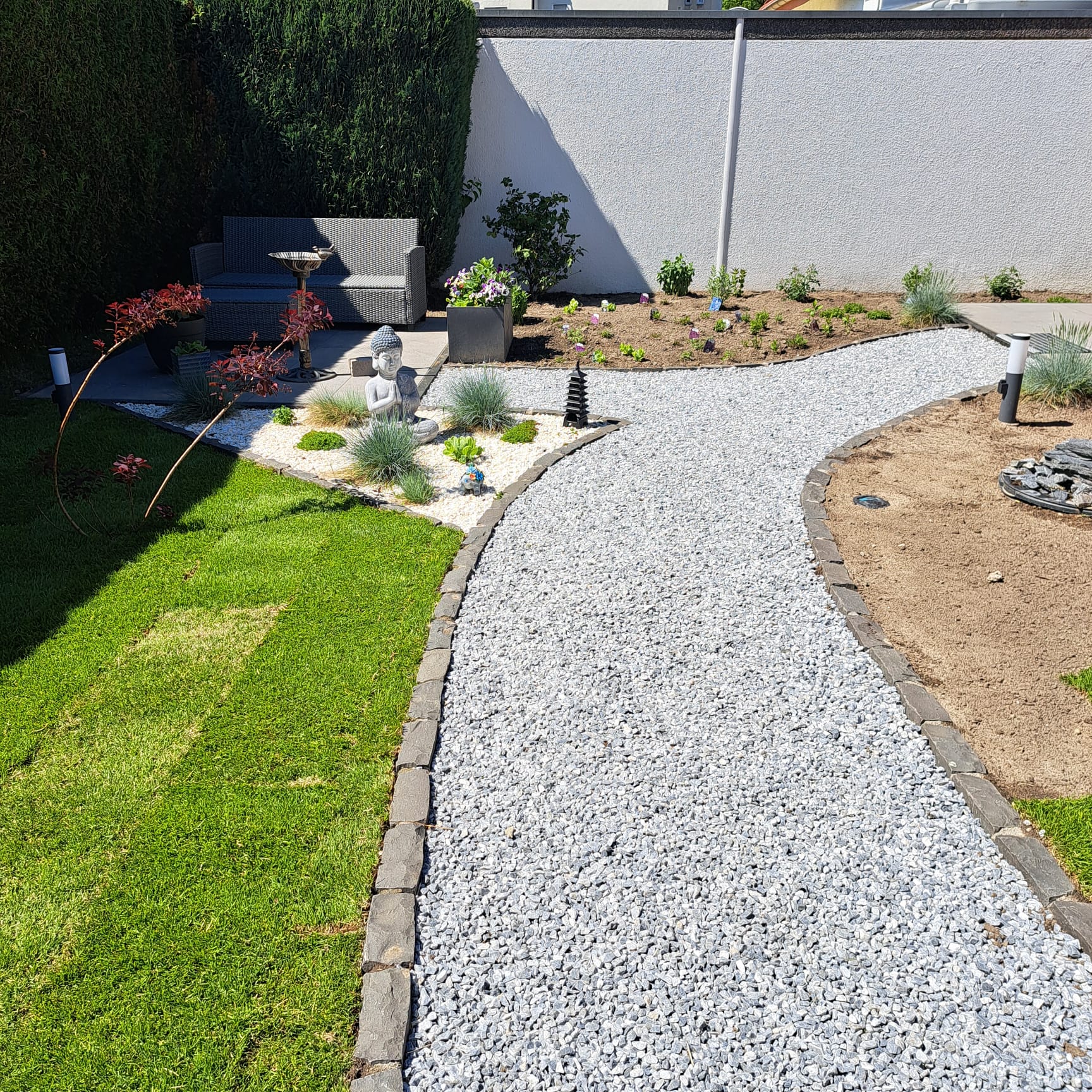 Gartenplanung und Konzeptentwicklung für einen modernen Garten